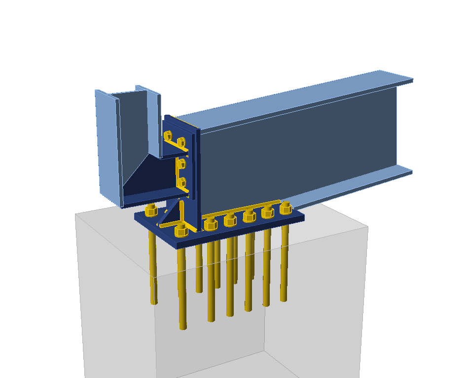 Anchored rafter idea statica